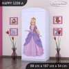 Skříň Happy SZ08 - princ a princezna (Barva bílá, Vnitřek skříně šatní tyč)