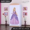 Skříň Happy SZ08 - princ a princezna (Barva bílá, Vnitřek skříně šatní tyč)