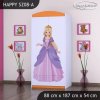 Skříň Happy SZ08 - princ a princezna (Barva bílá, Vnitřek skříně šatní tyč)