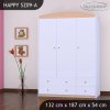 Skříň Happy SZ09 - bez motivu (Barva bílá)