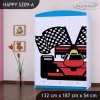 Skříň Happy SZ09 - ferrari (Barva bílá)