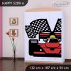 Skříň Happy SZ09 - ferrari (Barva bílá)