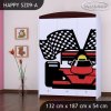 Skříň Happy SZ09 - ferrari (Barva bílá)