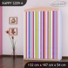 Skříň Happy SZ09 - barevné pásky (Barva bílá)
