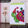 Skříň Happy SZ09 - barevný želvík (Barva bílá)