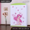 Skříň Happy SZ09 - víla s motýlkami (Barva bílá)