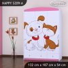 Skříň Happy SZ09 - pejsek a kočička (Barva bílá)