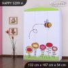 Skříň Happy SZ09 - včelka (Barva bílá)
