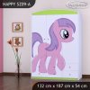 Skříň Happy SZ09 - růžový pony (Barva bílá)