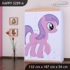 Skříň Happy SZ09 - růžový pony (Barva bílá)