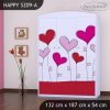 Skříň Happy SZ09 - srdíčka (Barva bílá)
