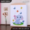 Skříň Happy SZ09 - sloník (Barva bílá)