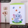 Skříň Happy SZ09 - sloník (Barva bílá)