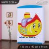 Skříň Happy SZ09 - loď (Barva bílá)