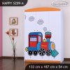 Skříň Happy SZ09 - super lokomotiva (Barva bílá)