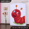 Skříň Happy SZ09 - veselá housenka (Barva bílá)