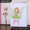 Skříň Happy SZ09 - zelená čarodějka (Barva bílá)