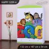Skříň Happy SZ09 - zoo (Barva bílá)
