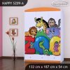 Skříň Happy SZ09 - zoo (Barva bílá)