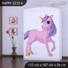 Skříň Happy SZ10 - jednorožec (Barva bílá)