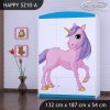 Skříň Happy SZ10 - jednorožec (Barva bílá)