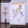 Skříň Happy SZ10 - princ na bílém koni (Barva bílá)