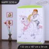 Skříň Happy SZ10 - princ na bílém koni (Barva bílá)