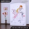 Skříň Happy SZ10 - princ na bílém koni (Barva bílá)