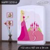 Skříň Happy SZ10 - princezna se zámkem (Barva bílá)