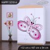 Skříň Happy SZ10 - motýlek (Barva bílá)