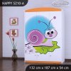 Skříň Happy SZ10 - slimák (Barva bílá)