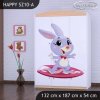 Skříň Happy SZ10 - super zajíček (Barva bílá)