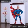 Skříň Happy SZ10 - super man (Barva bílá)