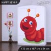 Skříň Happy SZ10 - veselá housenka (Barva bílá)