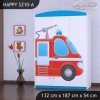 Skříň Happy SZ10 - hasičské auto (Barva bílá)