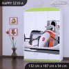 Skříň Happy SZ10 - formule (Barva bílá)