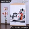 Skříň Happy SZ10 - formule (Barva bílá)
