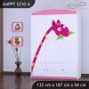 Skříň Happy SZ10 - žirafa (Barva bílá)