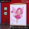 Skříň Happy SZ11 - čarodějka (Barva bílá)