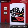 Skříň Happy SZ11 - ferrari (Barva bílá)