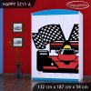 Skříň Happy SZ11 - ferrari (Barva bílá)