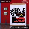 Skříň Happy SZ11 - ferrari (Barva bílá)