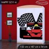 Skříň Happy SZ11 - ferrari (Barva bílá)