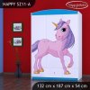 Skříň Happy SZ11 - jednorožec (Barva bílá)