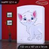 Skříň Happy SZ11 - bílá kočička (Barva bílá)