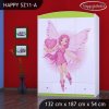 Skříň Happy SZ11 - víla se srdcem (Barva bílá)