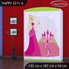 Skříň Happy SZ11 - princezna se zámkem (Barva bílá)