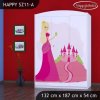 Skříň Happy SZ11 - princezna se zámkem (Barva bílá)