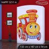 Skříň Happy SZ11 - lokomotiva (Barva bílá)