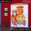 Skříň Happy SZ11 - lokomotiva (Barva bílá)